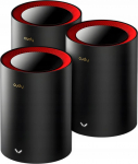 Cudy Router Cudy DOMOWY SYSTEM WI-FI MESH M3000(3-PACK)-BLACK Wi-Fi 6 2.4&nbsp,GHz, 5&nbsp,GHz, 574&nbsp,Mb/s + 2402&nbsp,Mb/s CUDY