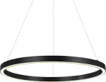 Light Prestige Lampa wisząca Light Prestige Czarna lampa wisząca Midway pierścień LED metalowy 3000K 35W