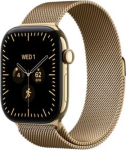 Apple Watch Series 12 GPS + Cellular 42mm Radiant Gold Titanium Case with Radiant Gold Milanese Loop