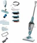 Black+Decker Black & Decker BHSM1610DSM Portable steam cleaner 0.5 L 1600 W Aqua colour, White