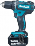 Makita cordless drill DDF482RFJ, 18 Volt&nbsp;(blue / black, MAKPAC size 2, 2x Li-ion battery pack 3.0Ah)