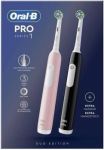 Oral-B Electric Toothbrush Pro 1 Duo Pack, Black/ Pink EU