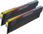 Klevv Pamięć Klevv 32GB (16GBx2) URBANE V RGB 6000MHz CL30 DDR5 Kit Black moduł pamięci (KD5AGUA80-60A300V)