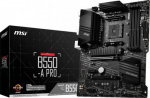 MSI B550-A PRO emaplaat AMD B550 Pesa AM4 ATX