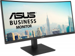 Asus VA34VCPSR - 34 - black, WQHD, VA, curved, USB-C, HDR10, 100Hz panel