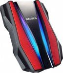 Adata Dysk zewnętrzny HDD ADATA HD770G 2TB Czarno-czerwony (AHD770G-2TU32G1-CRD)