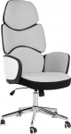 Beliani Krzesło biurowe Beliani Krzesło biurowe regulowane jasnoszare z czarnym SPLENDID!