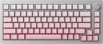 Akko Klawiatura Akko AKKO MonsGeek M1W SP Pink&White Gaming-Tastatur, Wireless, RGB, V3 Piano Pro Switch - silber, ANSI (US)