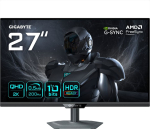 Gigabyte G27Q20 27&rdquo; QHD Gaming Monitor - 2560 x 1440, 200Hz, 0.5ms, 350 cd/m2, G-Sync Compatible, FreeSync Premium, HDR10, HDMI 2.0, Displayport 1.4