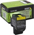 Lexmark Toner Lexmark 80C2SY0 Yellow Oryginał  (80C2SY0)