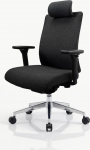Jan Nowak Krzesło biurowe Jan Nowak JAN NOWAK Fotel biurowy ergonomiczny czarny VECTOR