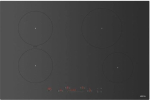 Elica PRIMIS 804 PLUS RAW PRF0210632 induction hob, 78 cm, black glass
