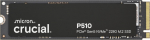 Crucial SSD||P510|1TB|M.2|PCIe Gen5|NVMe|TLC|Write speed 9500 MBytes/sec|Read speed 11000 MBytes/sec|TBW 600 TB|CT1000P510SSD5