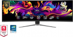 MSI Monitor||MPG 491CQP QD-OLED|49"|Gaming/Curved|Panel QD-OLED|5120x1440|32:9|144Hz|Matte|0.03 ms|Swivel|Height adjustable|Tilt|Colour Black|MPG491CQPQD-OLED