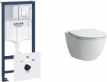 Grohe Potinkinio rėmo ir pakabinamo klozeto komplektas Grohe 38827000 + Laufen H8669570000001