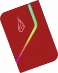 Surefire Dysk zewnętrzny SSD Surefire SureFire PyroDrive Gaming SSD 1TB USB Type-C 3.2 Gen 1 (3.1 Gen 1) Czerwony
