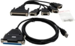 Exsys Kabel USB Exsys USB-A - RS-232 1.8 m Czarny