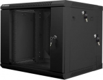 Lanberg Cabinet installation hanging two sections 19 '' 9U 600x600mm black