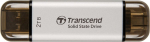Transcend Dysk zewnętrzny SSD Transcend ESD310S 2TB Srebrny (TS2TESD310S)
