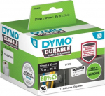 Dymo DYMO Etiketten Kunststoff wei&szlig;