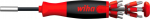 Wiha screwdriver with bit magazine LiftUp 25, 1/4" black/red, 12 bits, magnetic