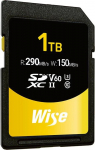 Wise SDXC UHS-II V60     1TB R:290MBs / W:150MBs WI-SD-S1024