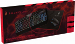 Surefire KingPin Gaming Combo Set (Keyboard QWERTY Italian, 7-Button RGB Mouse & Mouse Pad)