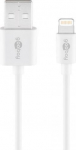 Goobay Kabel USB Goobay USB-A - Lightning 0.5 m Biały (533833)