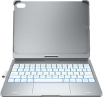 Noname Etui Typecase Flexbook Touch z klawiaturą do iPad 11'' (A16) 2025 / iPad 10.9'' 2022 srebrny