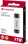 Transcend Dysk zewnętrzny SSD Transcend ESD310S 1TB Srebrny (TS1TESD310S)