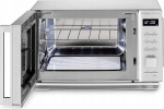Caso | Microwave Oven with Grilis | MG 20 Cube | Free standing | 800 W | Grilis | Sidabrinis