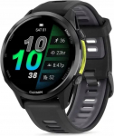 Ifit Icon Garmin Forerunner&reg; 970 Carbon Grey DLC Titanium with Black Case and Black/Translucent Whitestone Band
