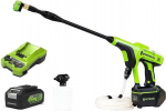 Greenworks 24V Pressure Washer GREENWORKS G24PWK4 - Charger + 4Ah Battery Pack - 5105307UB
