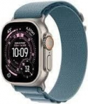 Apple Smartwatch Apple Watch Ultra 3 GPS + Cellular 49mm Natural Titanium / Alpine Loop L Niebieski (MEWP4QC/A)