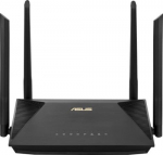 Asus RT-AX53U juhtmevaba ruuter Gigabit Ethernet Kaks sagedusala (2,4 GHz / 5 GHz) Must