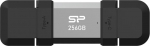 Silicon Power SP256GBUC3C51V1S USB flash drive 256 GB USB Type-A / USB Type-C 3.2 Gen 1 (3.1 Gen 1) Black, Silver