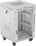 Lanberg LANBERG rack cabinet 15U 600x600 glass