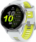 Ifit Icon Garmin Forerunner&reg; 970 Titanium with Whitestone Case and Whitestone/Translucent Amp Yellow Band