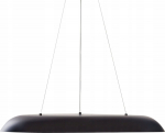 Beliani Lampa wisząca Beliani Lampa wisząca LED metalowa czarna SURKO