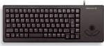 Cherry Klawiatura Cherry XS Trackball Przewodowa Czarna ES (G84-5400LUMES)