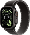 Apple Watch Ultra 3 GPS + Cellular 49mm Black Titanium Case with Black/Charcoal Trail Loop - M/L