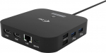 I-Tec C31DUALHDMIDOCKPD s&uuml;learvuti dokk ja pordireplikaator Juhtmega &uuml;hendatud USB 3.2 Gen 2 (3.1 Gen 2) Type-C Must