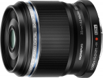 Om System M.Zuiko Digital ED 30mm f/3.5 Macro objektiiv, must