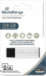 Mediarange High performance 128 GB, USB flash drive silver/black, USB-A 3.2 Gen 1
