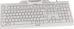 Cherry Klawiatura Cherry KC 1000 SC KEYBOARD AZERTY BE/WHITE/GRAY
