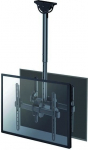 Neomounts NM-C440DBLACK Monitor/TV mount ceiling 2 screens - 32-60" - max 45 kg/screen - VESA 200x200-400x400 - h 56-91 cm - black