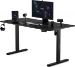 Sense7 Biurko SENSE7 Nojo Black 140 cmx70 cm Black
