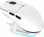 Aptel Mysz gamingowa bezprzewodowa Ajazz AJ159P MC -3 Mod-White-Pixart 3311 Charging Dock