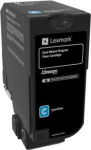 Lexmark Toner Lexmark 74C20C0 Cyan Oryginał (74C20C0)