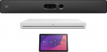 Cisco System przekazu sygnału AV Cisco Webex Room Kit EQ - Zestaw do wideokonferencji ( Webex Quad Camera, Webex Codec EQ) - Certified for Microsoft Teams Rooms - Carbon Black